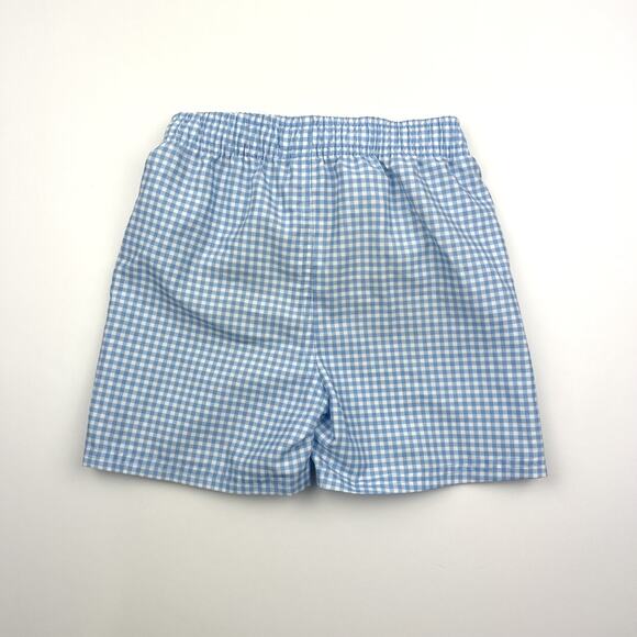 RuggedButts Blue Gingham Swim Shirts - Picture 5 of 5